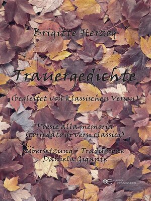 cover image of Trauergedichte